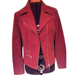 Long Sleeve Petite Blazer Proportion Petite Faux Suede Blazer Size 8